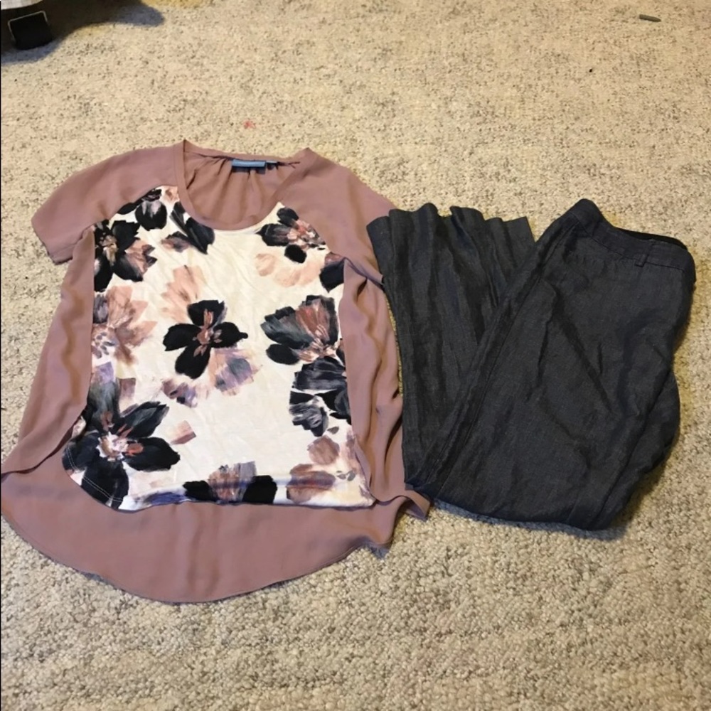 Express slacks and Top